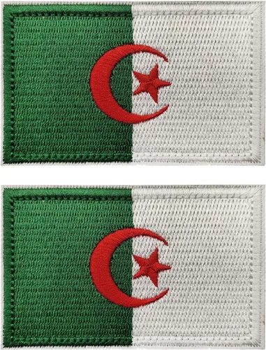 Vista 147 de 2 unidades AliPlus Parches de bandera de Afganistán bordados, parches tácticos militares de moral con gancho y bucle