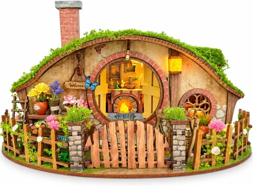 Vista 10 de Spilay Kit de casa en miniatura para adultos, kit de casa de muñecas en Fantasy Wonderland