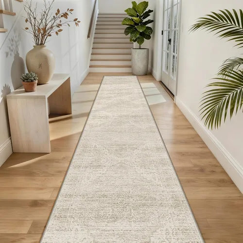 Vista 30 de Alfombra de pasillo lavables de 2 x 5, moderna alfombra abstracta para corredor, alfombra de pasillo de cocina ultrafina con respaldo