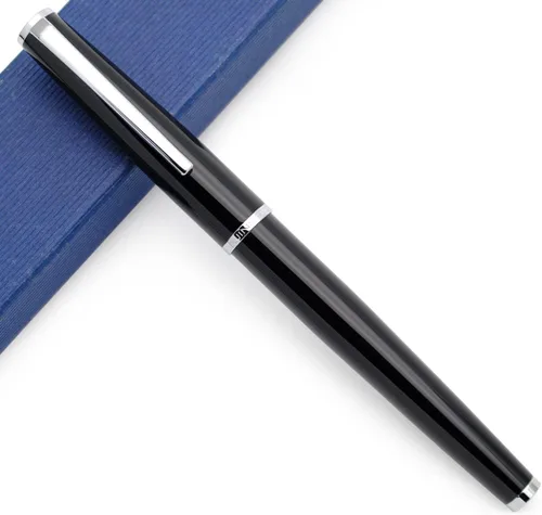 Vista 8 de JINHAO - Pluma estilográfica de metal serie 95 (negro con clip dorado, punta F de 0.020 in)