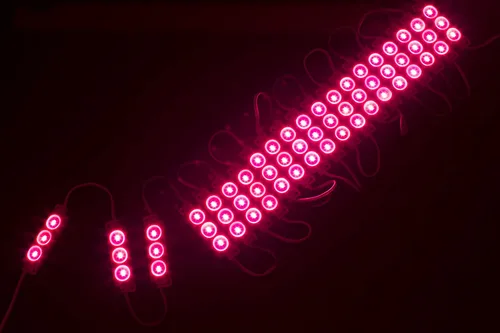 Vista 3 de módulo ligero rosado caliente magenta 5630 del escaparate de los 40ft LED con la alimentación de CA de la UL 12v