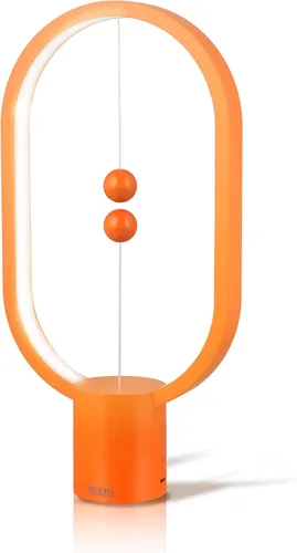 Vista 14 de Heng - Luz de equilibrio, lámpara de mesa LED alimentada por USB, creativa, luz nocturna con interruptor magnético, lámpara de mesa regulable