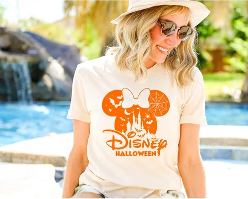 Vista 8 de Camisa familiar de vacaciones de Disney, camisas familiares de Mickey Minnie, camisetas a juego de Disney Halloween, camisetas familiares de Disney
