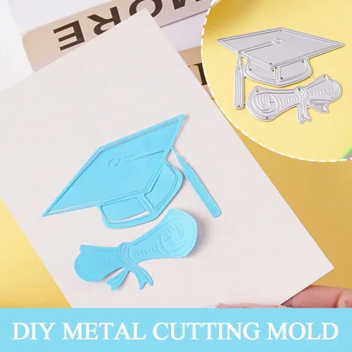 Vista 3 de Die Cuts - Plantillas para hacer tarjetas de papel, plantillas para hacer tarjetas de papel, plantillas para hacer tarjetas de fiesta de graduación