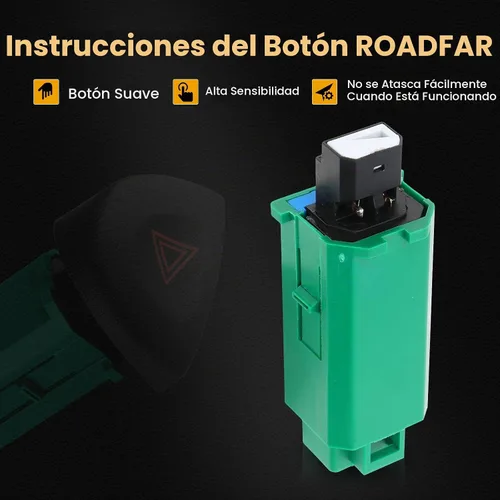 Vista 3 de ROADFAR Interruptor de advertencia de peligro para Chevrolet CORVETTE 1997-2004