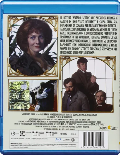 Vista 2 de The Seven-Per-Cent Solution (1976) ( The Seven Per Cent Solution (The 7% Solution) ) Blu-Ray, Reg.ABC Import - Italy