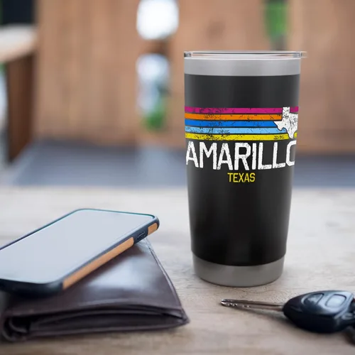 Vista 7 de Amarillo Texas Stainless Steel Insulated Tumbler