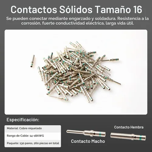 Vista 5 de Kit de conectores DT Deutsch gris de 452 piezas, 2 3 4 6 8 12 pines, impermeable, herramienta de extracción de conector DT, herramientas