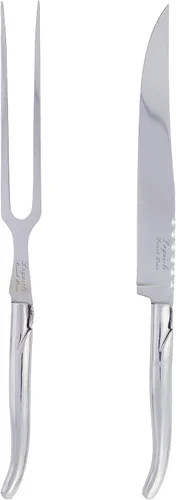 Vista 8 de French Home Laguiole - Cuchillo de pan de madera de Pakka negro con tabla de pan de bambú