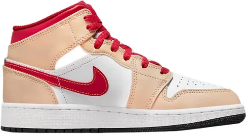 Vista 2 de Big Kid's Jordan 1 Mid WhiteArctic Orange-Black (554725 133)