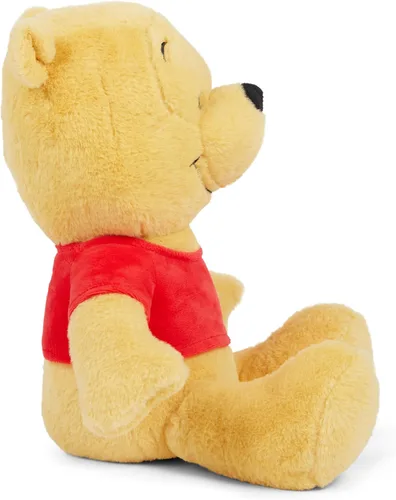 Vista 5 de Disney - Peluche oficial de Winnie The Pooh para niños, personaje de peluche con textura esponjosa y detalles bordados, orejas flexibles, de felpa