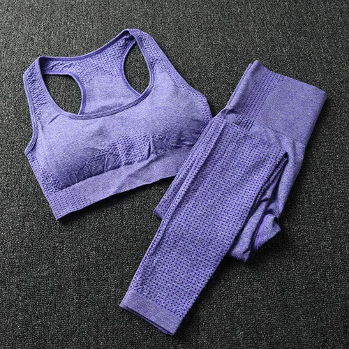 Vista 5 de WodoWei - Conjunto de 2 piezas de entrenamiento para mujer