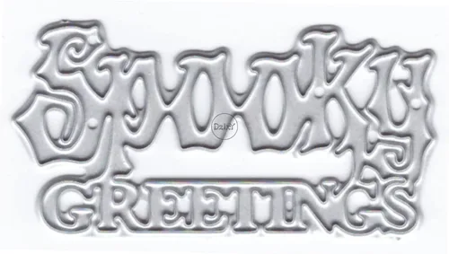 Vista 10 de DzIxY Troqueles de corte de metal de tela de araña de Halloween para hacer tarjetas, troqueles de papel de gofrado, plantillas de máquina de álbumes