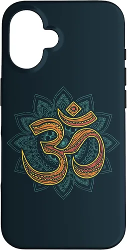 Vista 32 de Funda con diseño de mandala espiritual Om para iPhone 17