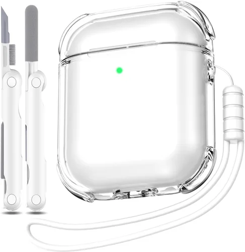 Vista 9 de Funda para Estuche de Airpods Pro de 2ª/1ª Generación, Compatible con Estuche de Airpods Pro de 2ª Gen Puerto de Carga USB C, Funda Suave