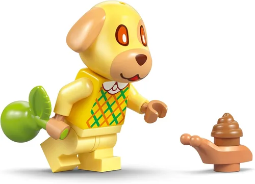 Vista 5 de LEGO Animal Crossing Goldie's Cozy House Building Toy - Juego de simulación para niñas y niños, a partir de 6 años con minifigura de perro, juguete