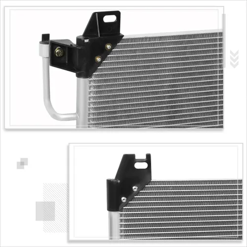 Vista 5 de Condensador A/C de aluminio compatible con Chevy Trailblazer/GMC Envoy 4.2/5.3/6.0L 4719 03-09