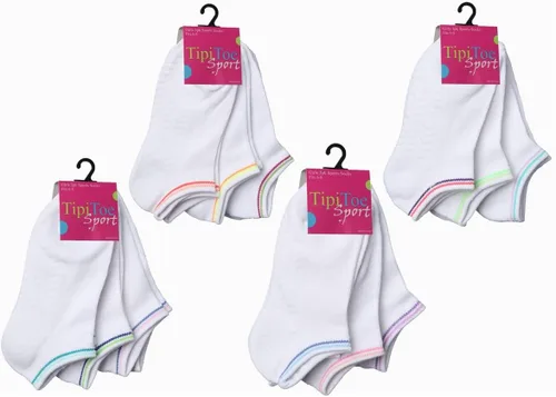 Vista 25 de Tipi Toe Women’s 12 Pack Cushioned Low Cut Socks – Breathable, Moisture-Wicking Athletic Comfort for Running & Daily Wear