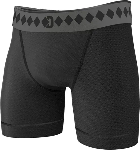 Vista 2 de Diamond MMA Pantalón corto de compresión con correa de jock integrada y sistema de copa atlética