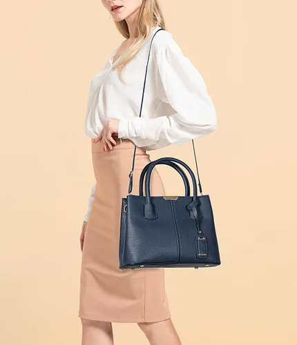 Vista 4 de Covelin bolso de mano de cuero durable tamaño mediano, mini bandolera, para mujer.