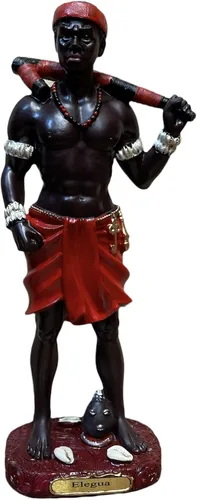 Vista 3 de STATUES Orisha Elegua Orisha Orisha Elegua Estatua Santeria 12 pulgadas
