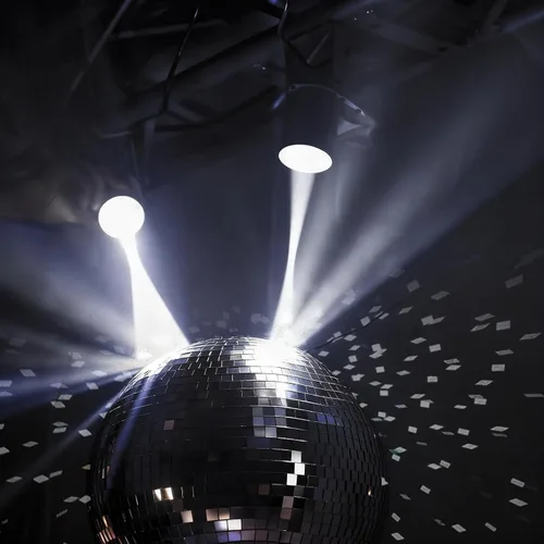 Vista 4 de Luz de Bola de Discoteca, PinSpot LED Blanco de 3W para Iluminar Bola de Espejo, Luces de PinSpot para DJ en el Escenario (Cáscara Blanca)
