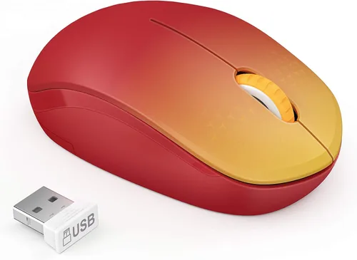 Vista 17 de Seenda - Ratón inalámbrico de 2.4G, con nanoreceptor USB, clic silencioso para computadora, portátil, PC, tableta, Mac - Negro