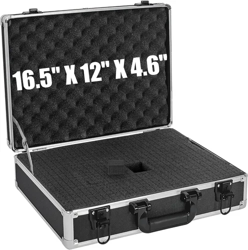 Vista 17 de Funda Protectora Rígida a Prueba de Golpes y Resistente al Agua con Inserción de Espuma Personalizada DIY para Cámara, Laptops, etc, 12.2 X 12.2 X