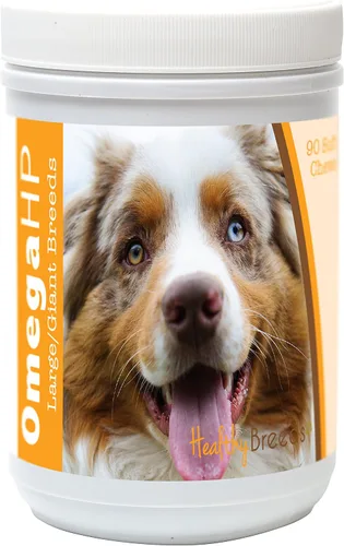 Vista 6 de Healthy Breeds Affenpinscher Omega HP - Masticables suaves para piel y pelaje, 60