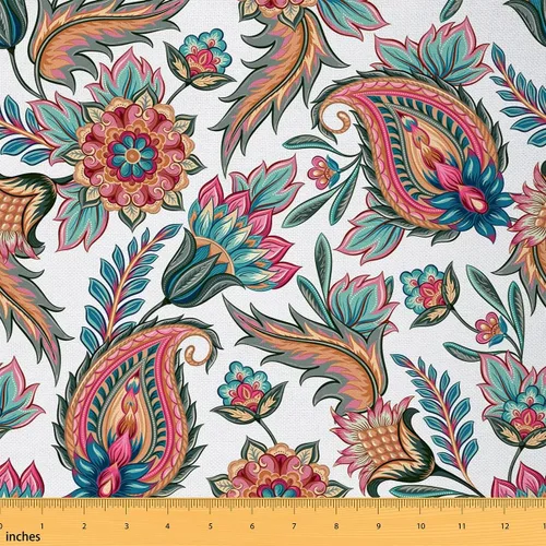 Vista 30 de Castle Fairy - Tela decorativa con flores Mandala de Castle Fairy por The Yard, diseño rústico de diente de león floral naturaleza planta