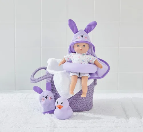 Vista 5 de Madame Alexander Muñeca Splash and Play Cuties de 8 pulgadas, lavanda