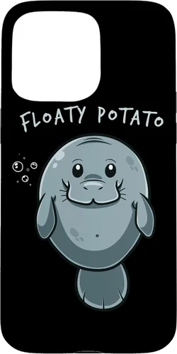 Vista 31 de Flaoty Potato Manatee Funny Manati Manatee Chubby Mermaid Case for iPhone 17