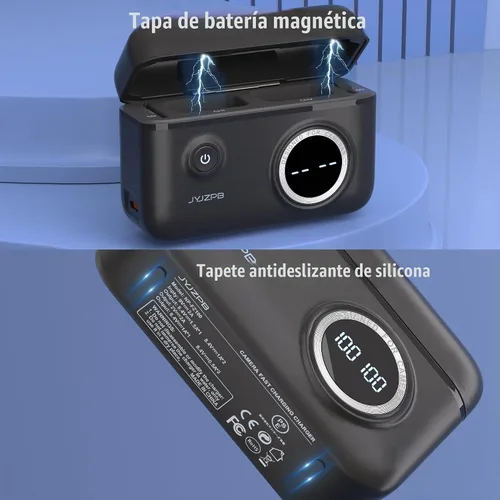 Vista 6 de JYJZPB Batería de repuesto NP-FW50 y cargador dual rápido de 18 W para Sony