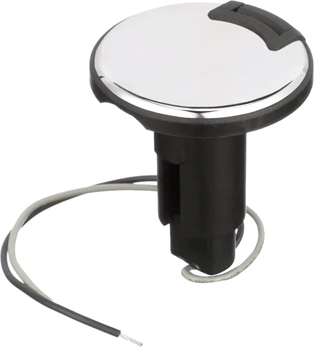 Vista 5 de attwood 910R2PSB-7 LightArmor™ Serie 910R Base de luz redonda enchufable - para luz de poste completo, 2 pines, cubierta de acero inoxidable negra