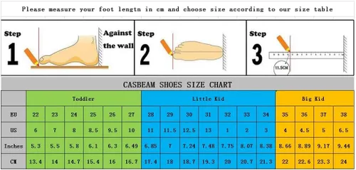 Vista 3 de Casbeam Zapatos deportivos para caminar y correr para niños y niñas, transpirables, ligeros, ligeros, a la moda (babero para niños pequeños)