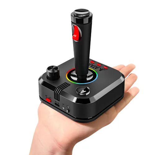 Vista 3 de My Arcade Atari Game Station Pro Video Game Console with 200+ Games, Wireless Joysticks, RGB LED Lights, Asteroids, Centipede
