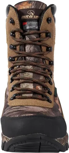Vista 2 de Botas de caza deportivas ligeras e impermeables para hombre, camuflaje al aire libre