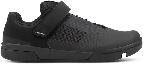 Vista 4 de Crankbrothers Stamp Speed Lace - Zapatos planos de MTB unisex para adultos Negro/Blanco