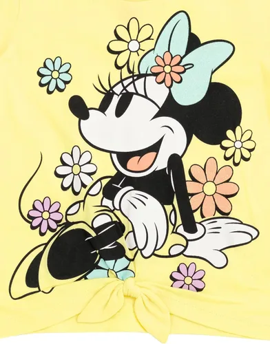 Vista 4 de Disney Conjunto de camiseta y pantalones cortos de Minnie Mouse para niños pequeños