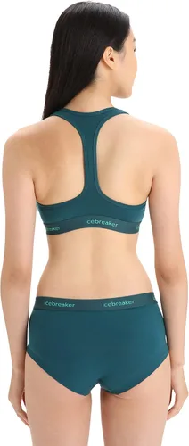 Vista 2 de Icebreaker Merino Sujetador deportivo Sprite Racerback para mujer