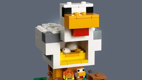 Vista 6 de El gallinero Juego de construcción LEGO Minecraft 21140 (198 piezas)
