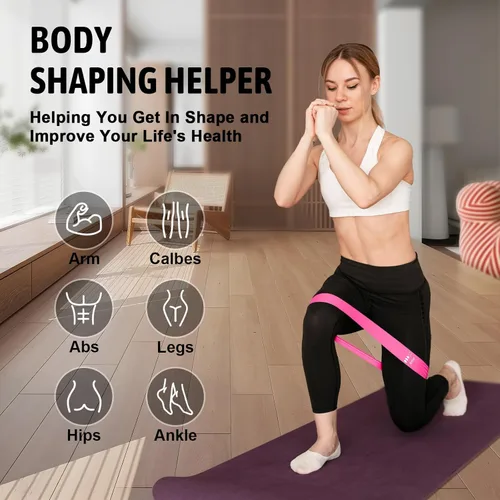 Vista 5 de Paquete de energía de fitness 3 en 1: juego de 5 bandas de resistencia + cuerda de salto de velocidad + agarre ajustable para la mano, combo