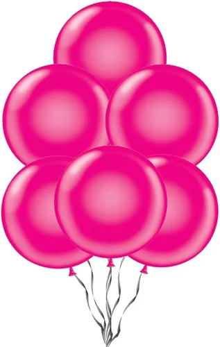 Vista 2 de PMU Globos de látex PartyTex Premium de 24 pulgadas, paquete de 12