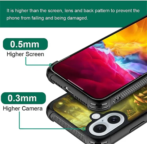 Vista 686 de Funda compatible con iPhone 15, diseño de elefantes africanos, diseño increíble a prueba de golpes, antiarañazos, carcasa trasera de policarbonato