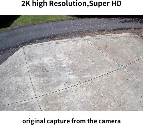 Vista 6 de LETSCEE Cámaras de seguridad inalámbricas para exteriores con energía solar para seguridad del hogar, vista de 360° exterior, detección de Paquete