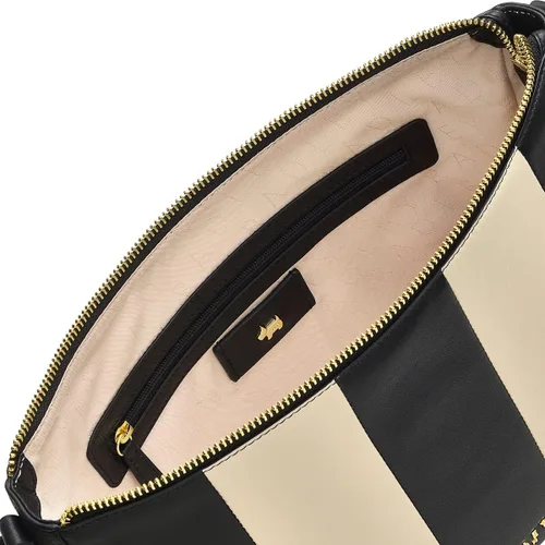 Vista 3 de RADLEY London Dukes Place - Colcha a rayas - Hombro con cremallera media, Negro