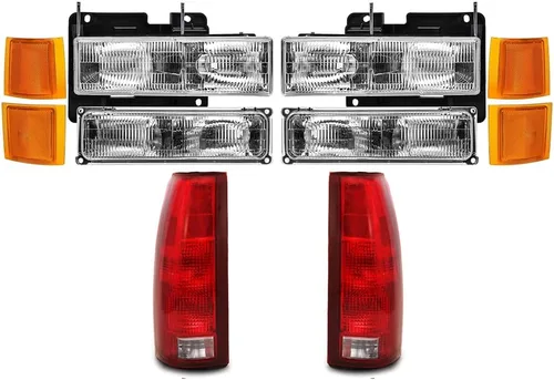 Vista 38 de EPIC LIGHTING Juego de luces traseras de repuesto compatibles con Chevrolet 92-00 Blazer [combo de 4 piezas] 9200BLZ04PC