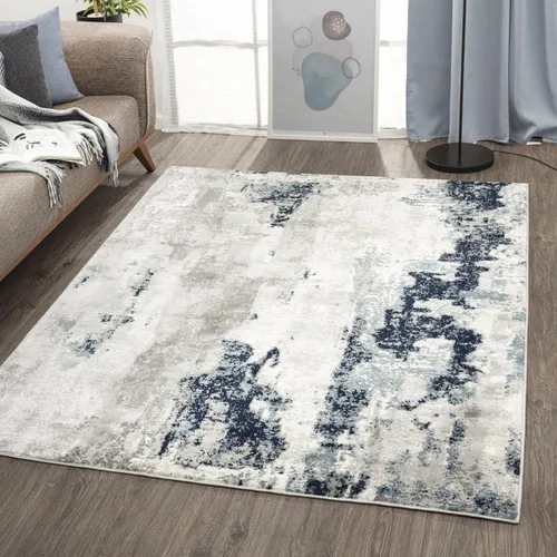 Vista 12 de LUXE WEAVERS Lagos Collection - Alfombra de área abstracta beige de 2x3