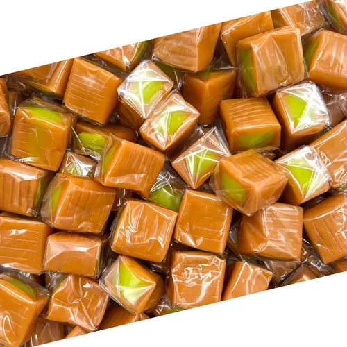 Vista 9 de Caramel Cubes Candy Bolsa de 1 libra - Aprox. 65 unidades Delicioso caramelo masticable clásico, envuelto individualmente