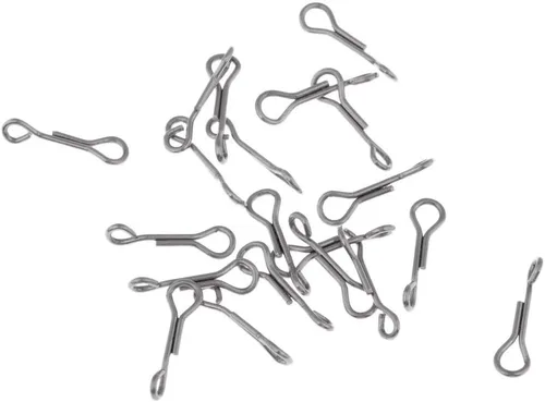 Vista 5 de Generic 40 ganchos de pesca articulados de cráneo de pescado de acero inoxidable